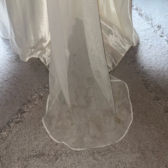 Niki by Niki Livas Wedding Dress Off-White Size 14 - Picture 10 of 11